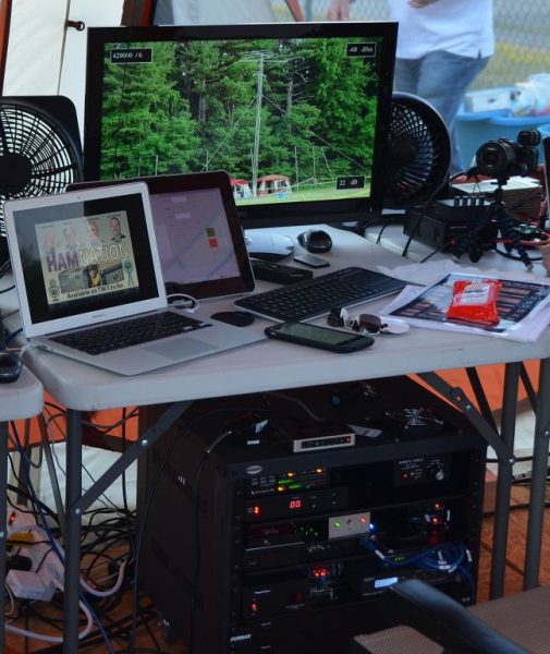 70 cm DATV Station at Field Day