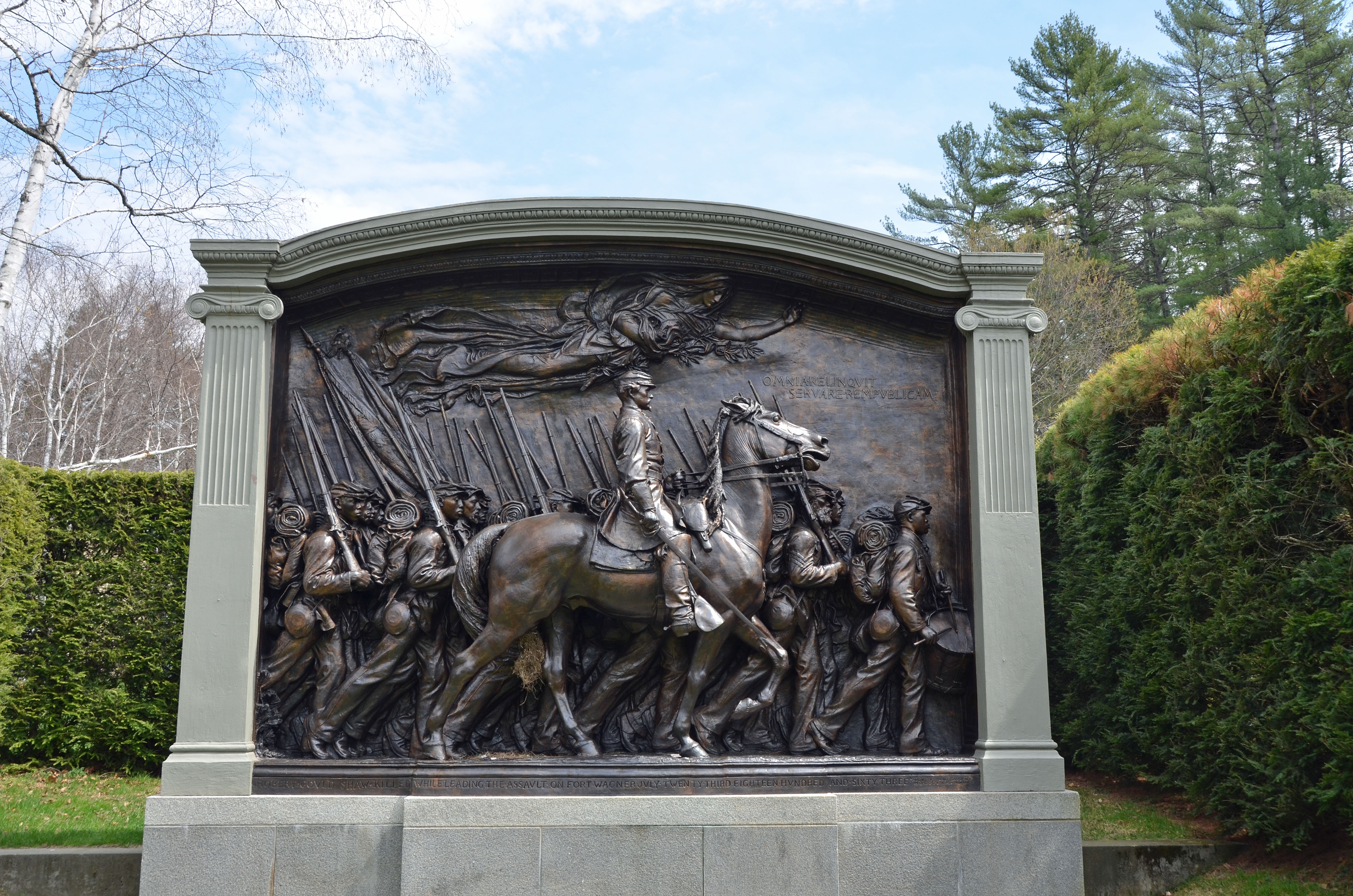 National Park Service Anniversary - Garden With Bronze Monument