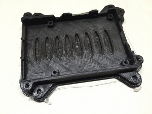 Completed Raspberry Pi case lower Completed Raspberry Pi case lower