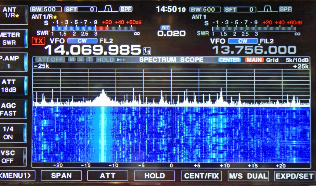 Icom 7851 Display on Large Screen TV Icom 7851 Display on Large Screen TV
