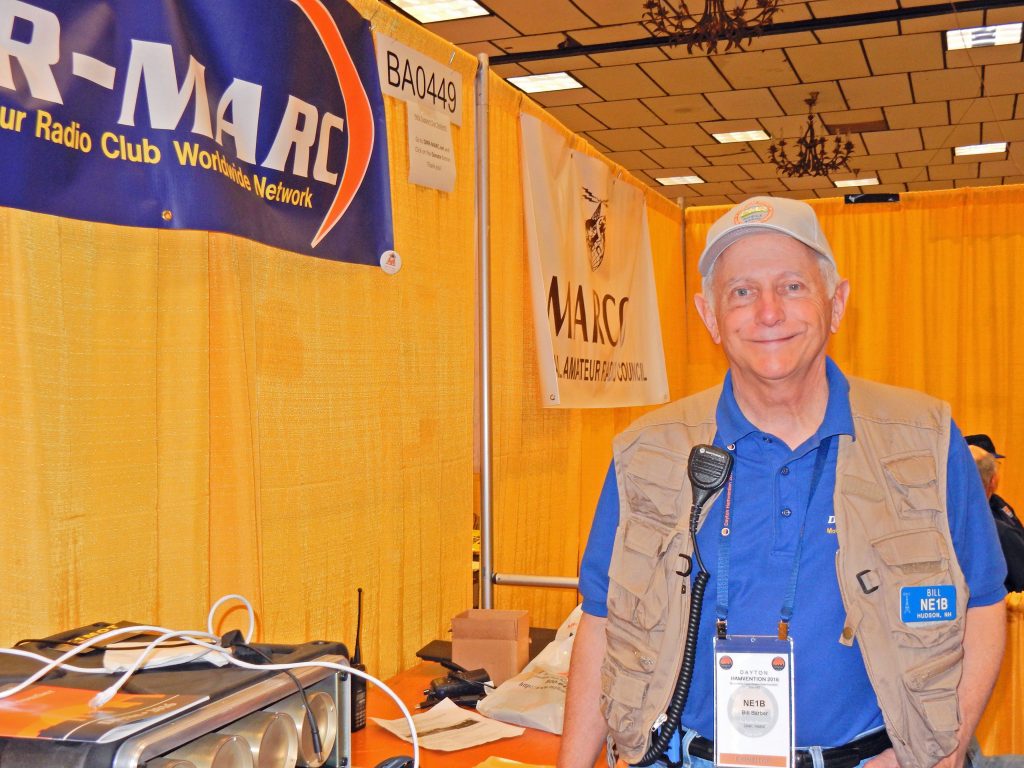 Bill Barber, NE1B at the DMR-MARC Booth Bill Barber, NE1B at the DMR-MARC Booth