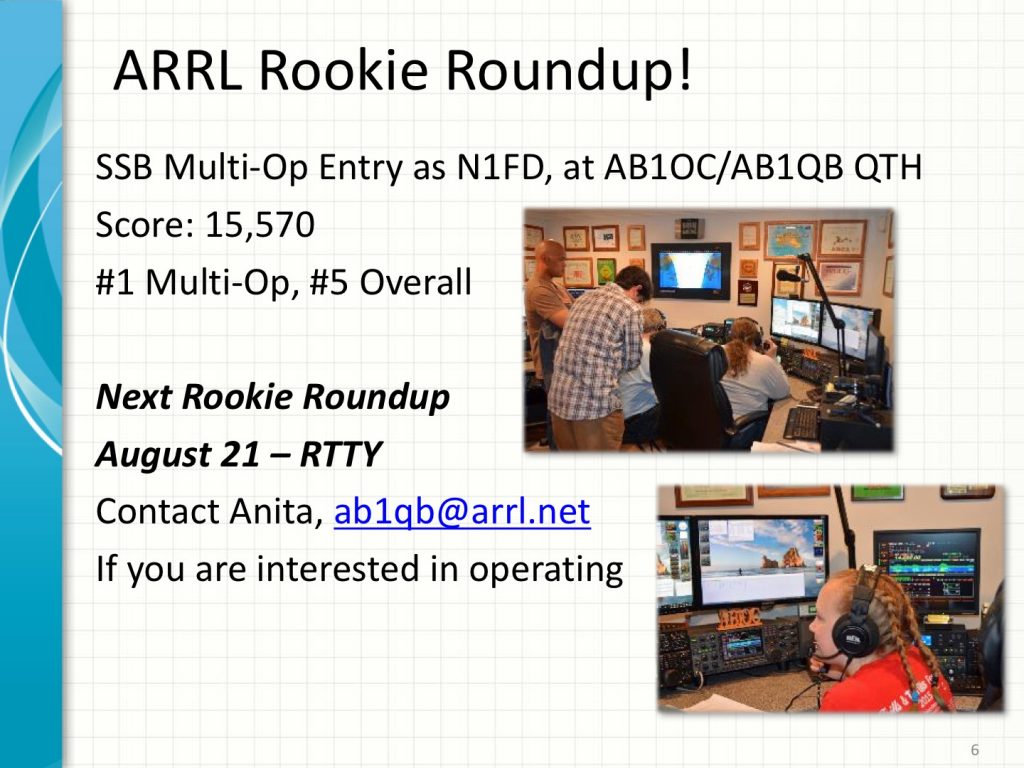 2016 ARRL Rookie Roundup RTTY Information