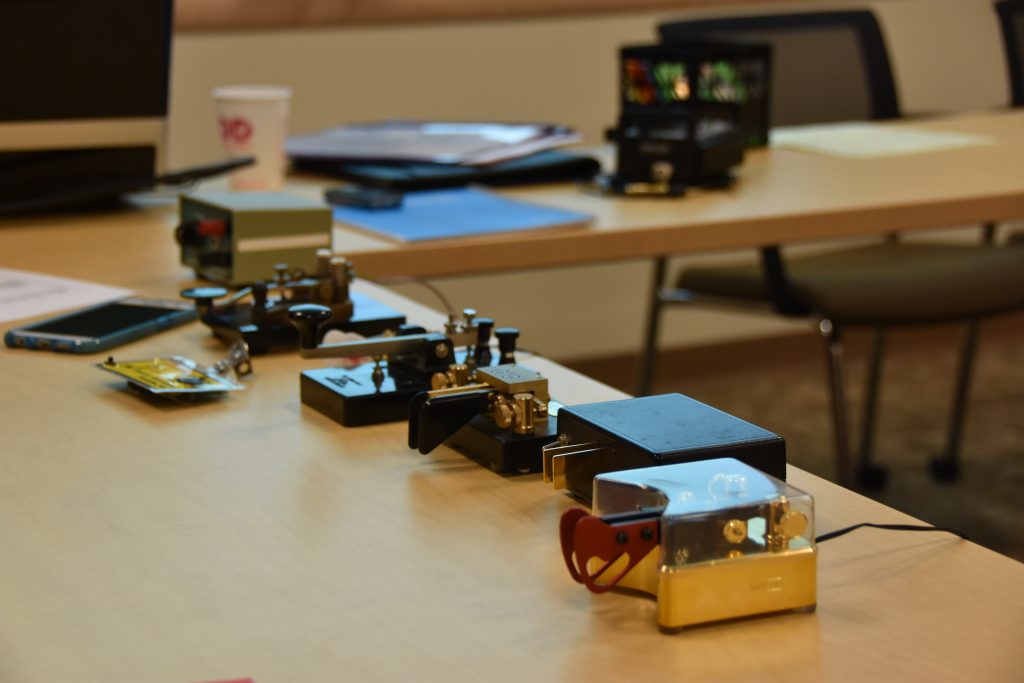 Examples of CW Keys at Our First CW Training Class