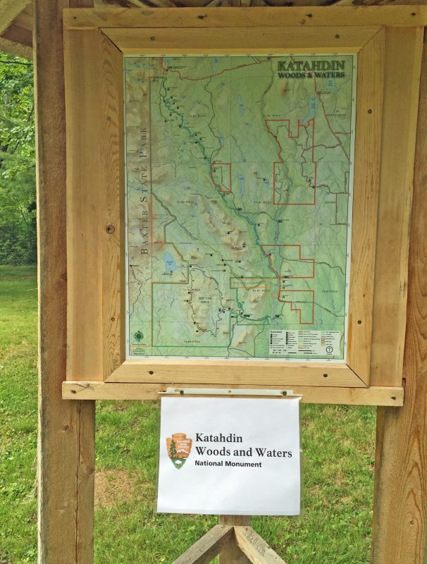 Entrance to Katahdin Woods and Waters National Monument NPOTA Entrance to Katahdin Woods and Waters National Monument NPOTA