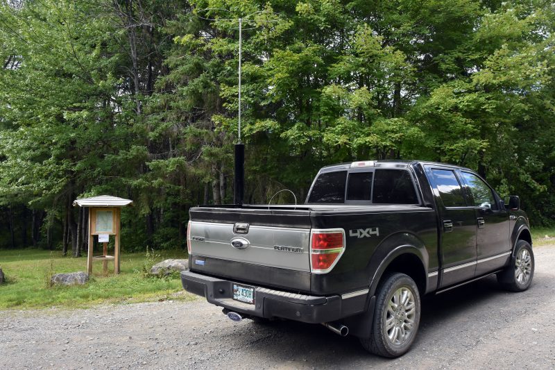 F150 Mobile Station at the entrance to Katadhin Woods and Wildlife National Monument NPOTA F150 Mobile Station at the entrance to Katadhin Woods and Wildlife National Monument NPOTA