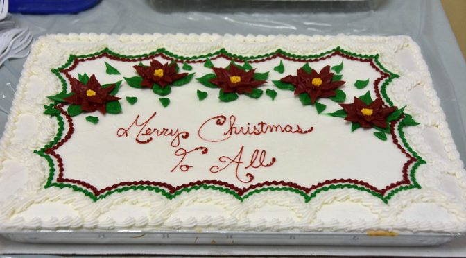 Holiday Party Christmas Cake