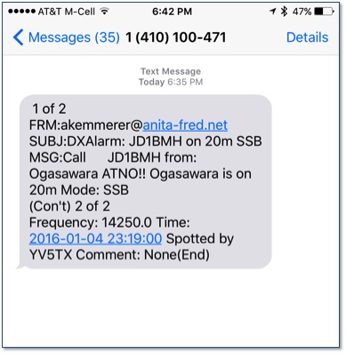 Ham Radio Raspberry Pi Project - Text Notification to iPhone Ham Radio Raspberry Pi Project - Text Notification to iPhone
