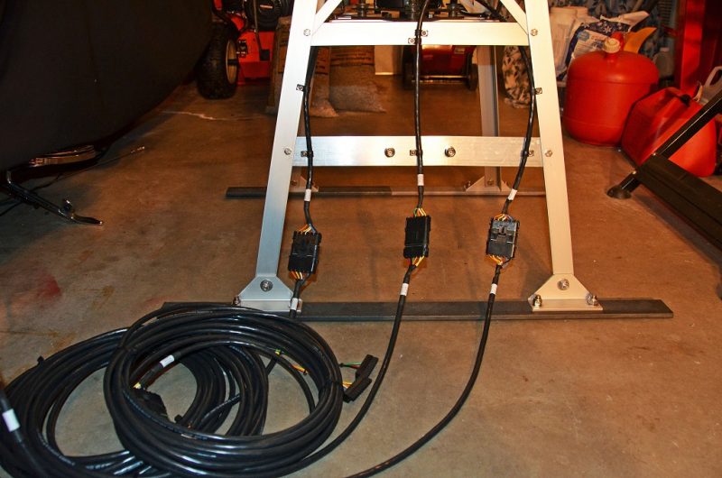 Satellite Antenna System - Portable Tower Cable Connections and Base Straps Satellite Antenna System - Portable Tower Cable Connections and Base Straps