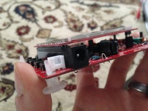 DSO138 kit power supply port