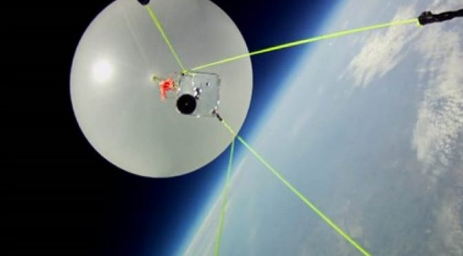 High Altitude Balloon near Apogee