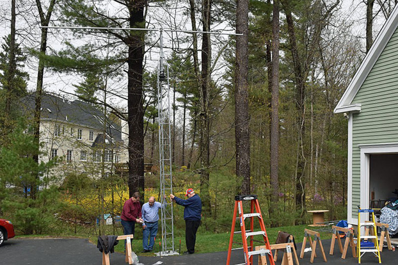 Final 6M Yagi Test on Tower Final 6M Yagi Test on Tower
