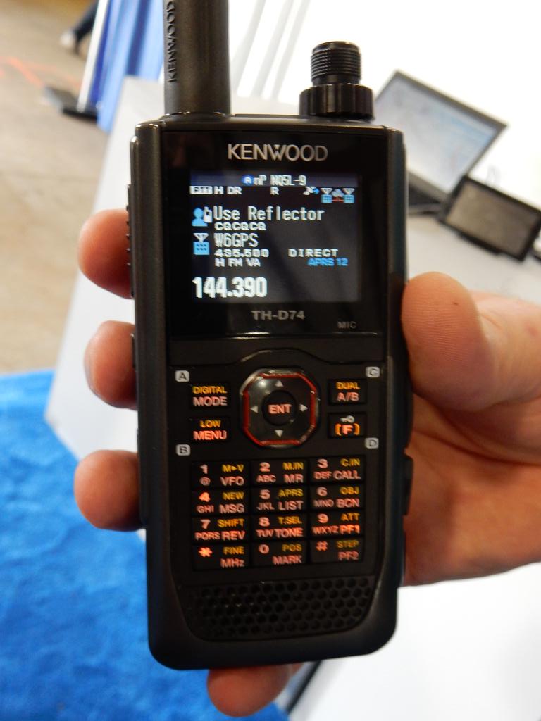 Kenwood TH-D74 HT at the Dayton Hamvention Kenwood TH-D74 HT at the Dayton Hamvention