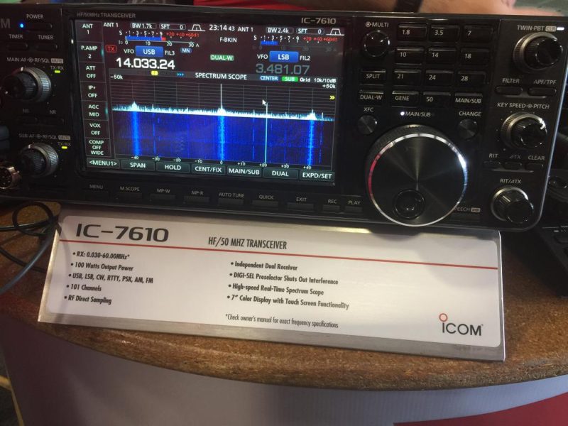Icom 7610 at the Dayton Hamvention Icom 7610 at the Dayton Hamvention