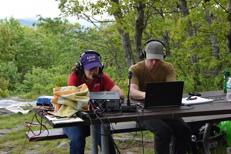 6M SOTAT Station - Anita, AB1QB and Curtis, N1CMD Operating in the June VHF Contest 6M SOTAT Station - Anita, AB1QB and Curtis, N1CMD Operating in the June VHF Contest