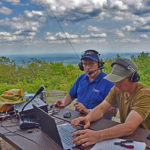 Fred, AB1OC and Curtis, N1CMD Operating