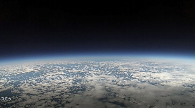 Our High Altitude Balloon at the Edge of Space (GoPro Capture)