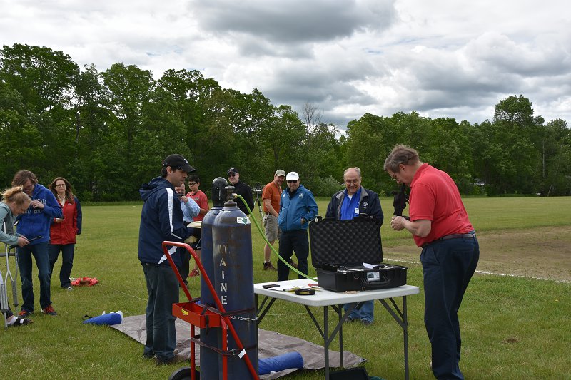 High-Altitude Balloon - Setting Up Our Gear On Site High-Altitude Balloon - Setting Up Our Gear On Site
