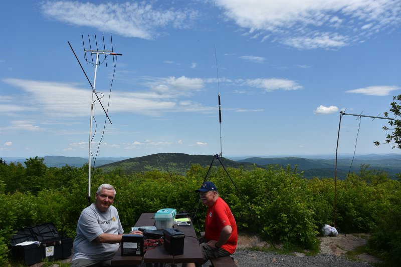 Al, KC1FOZ and Tom, KC1GGP Operating VHF-UHF Portable Al, KC1FOZ and Tom, KC1GGP Operating VHF-UHF Portable