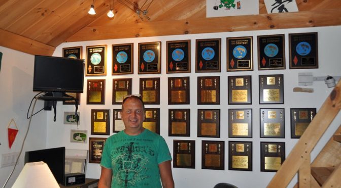 KC1XX Station - Matt and His Many Awards