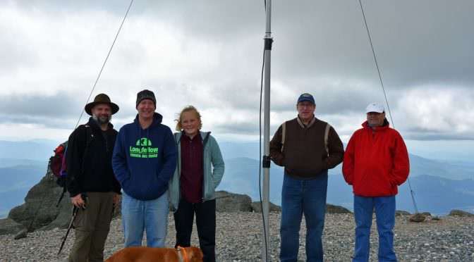 Nashua Area Radio Club Members on Mount Washington