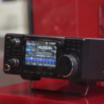 Icom IC-9700 Prototype Transceiver on Display