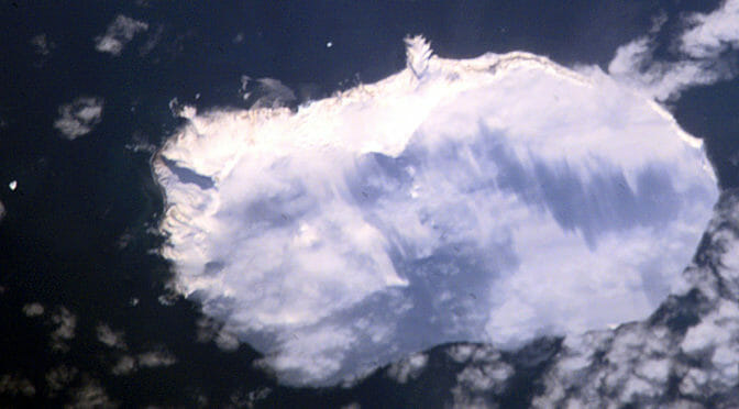 NASA Aerial Photo of Bouvet Island