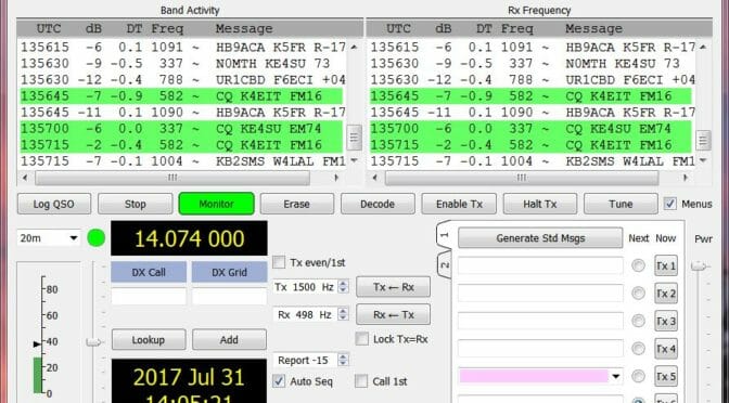 FT8 Screen - FT8 Dxpedition Mode