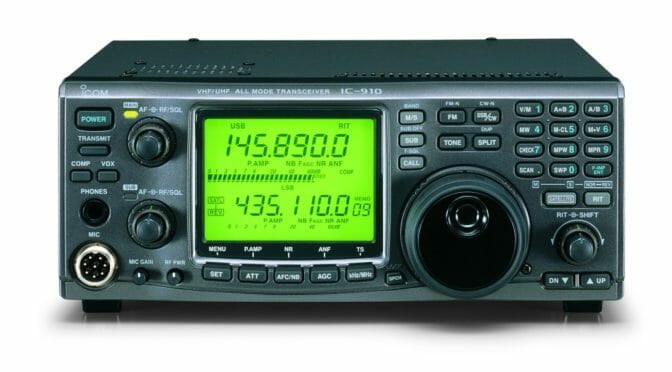 Icom IC-910H Transceiver - ARISS Crew Contact
