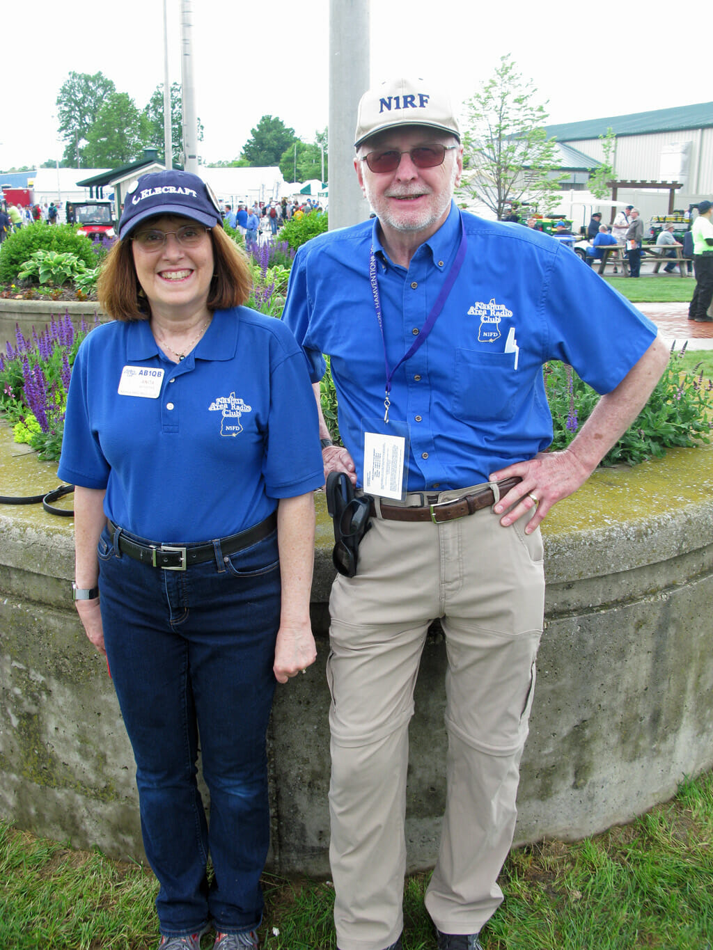 Anita, AB1QB with Dave, N1RF