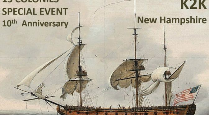 13 Colonies Special Event K2K