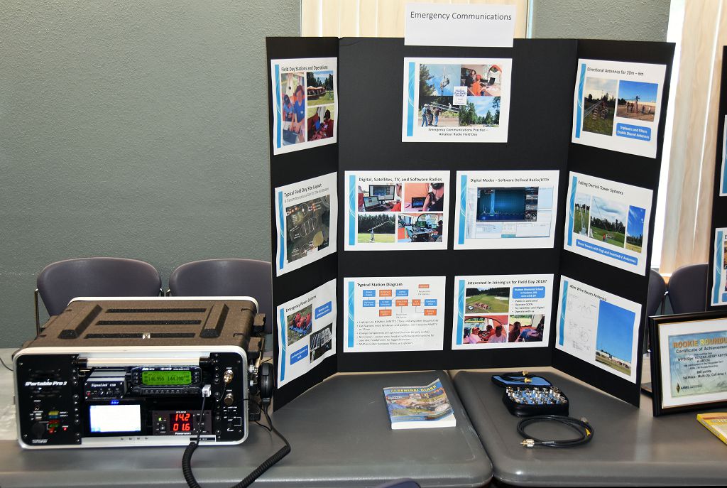 Emergency Communications and Field Day Display at Youth Outreach Day