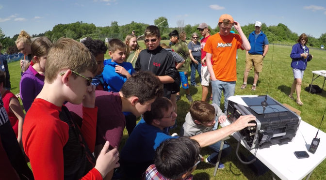 HAB-3 Students Testing the HAB's Radios