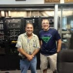 Dan with the station manager Joe at W1AW