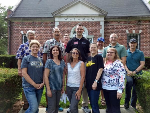The particpants and instructor for the Teachers Institute on Wireless Technology in Newington, CT