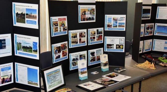 Nashua Area Radio Society and License Information Display at Youth Events