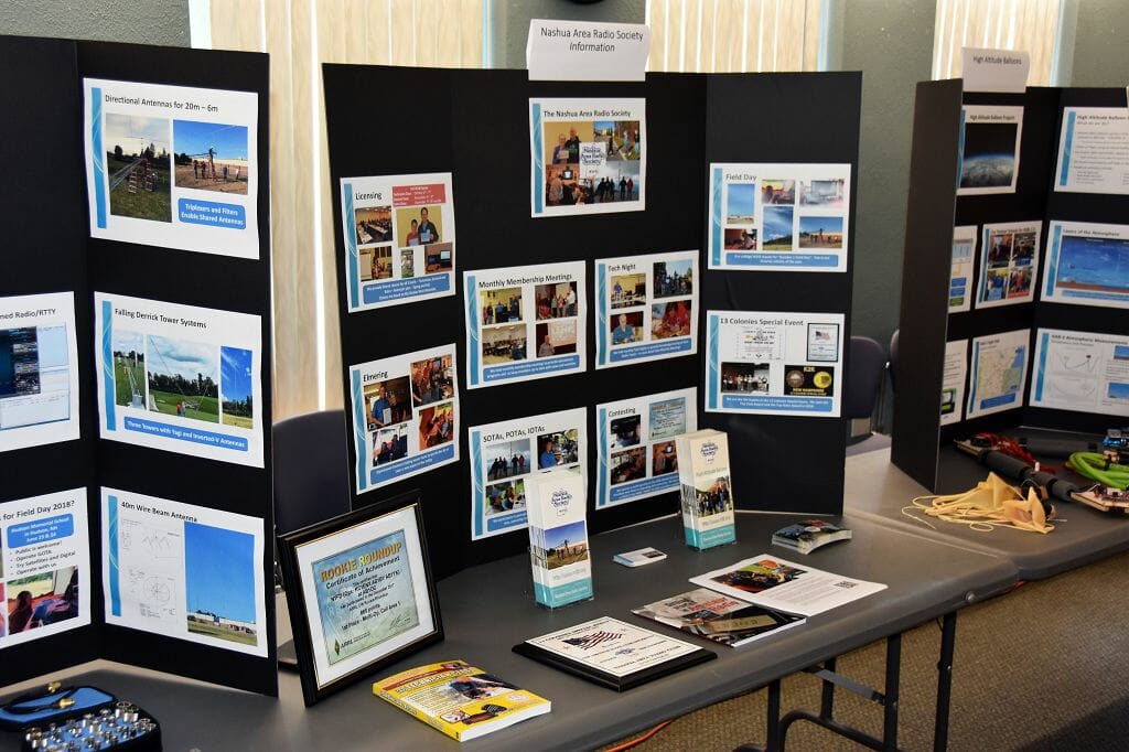 Nashua Area Radio Society and License Information Display at Youth Outreach Day
