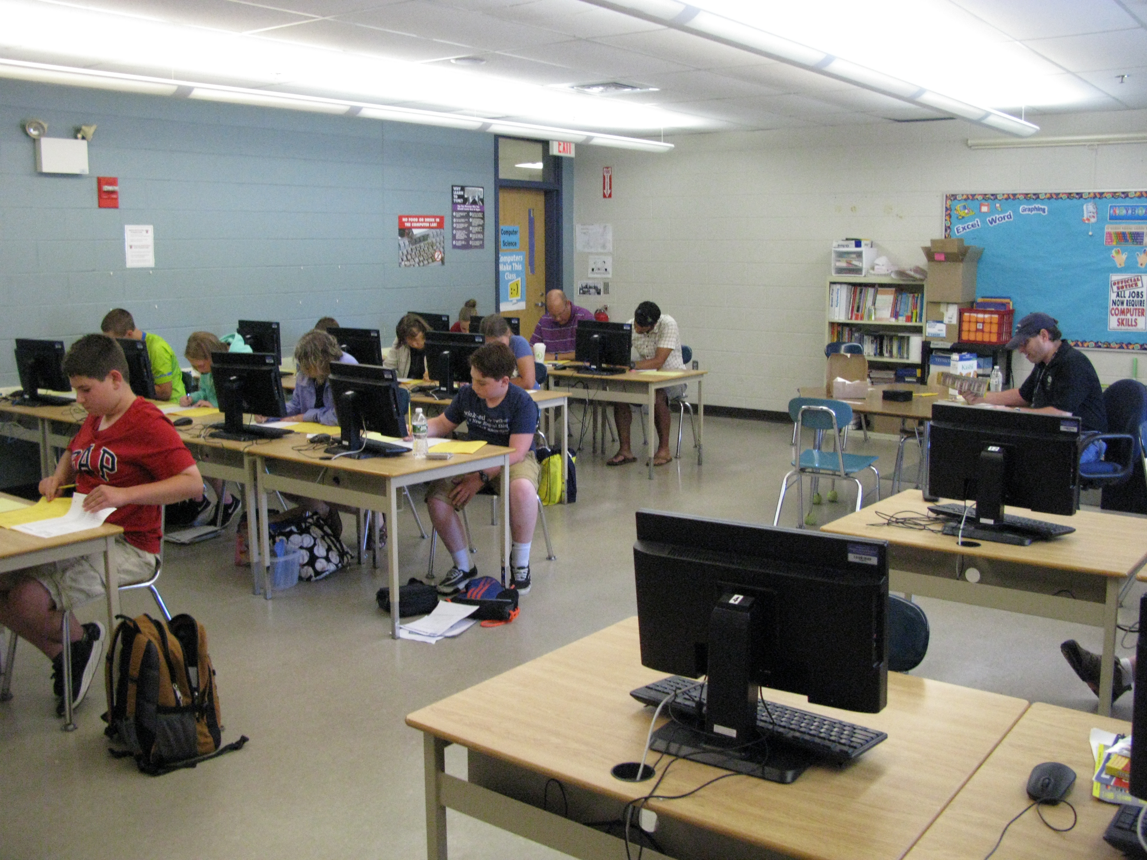 Summer Tech License Class at Hudson Memorial School