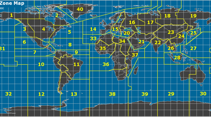 Cq Zones Of The World