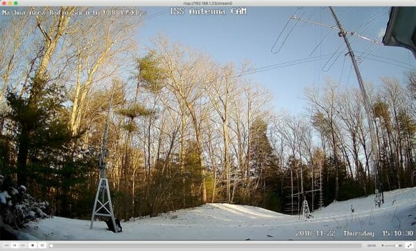 ISS Antenna Camera Test