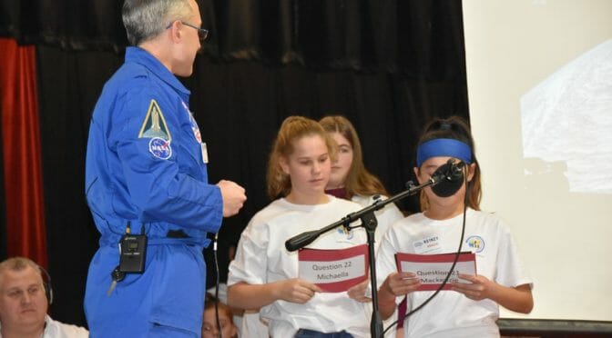 Hudson Memorial School ARISS Crew Contact Transcript
