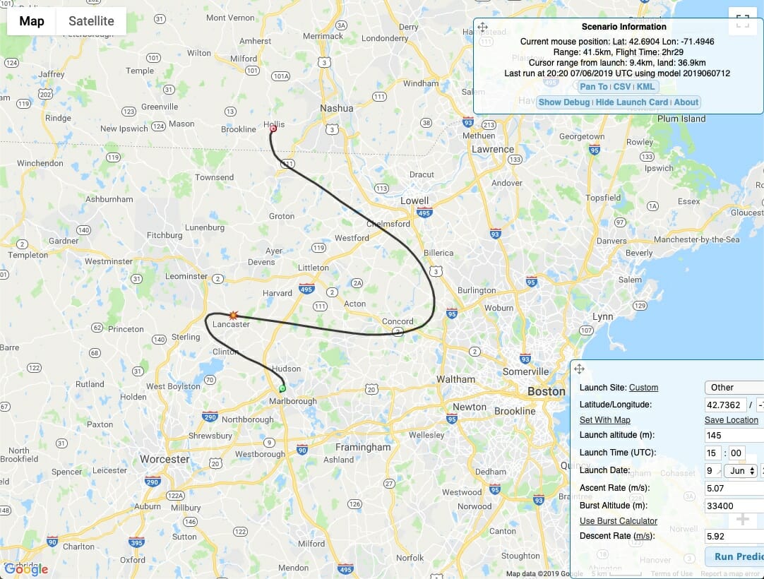 HAB-4 Flight Path Prediction