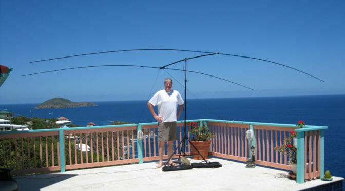 100 Pound DXpedition - Scott by antenna 15m KP2