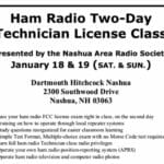 Spring 2020 Technician Class Flyer