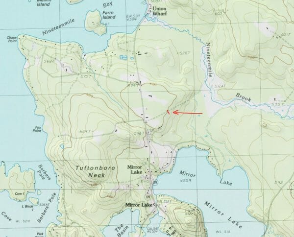 NH QTH Topographic Map