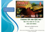 Finding DX and QSLing Contacts