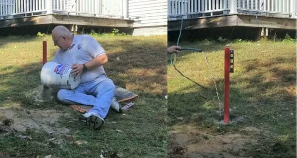 Add Cement and Water