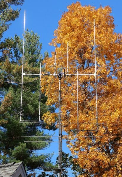 Satellite Antennas On the Tower - Parked