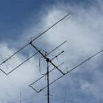 Upgraded Satellite Antennas On the Tower