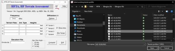 Blank HFTA and Terrain Files