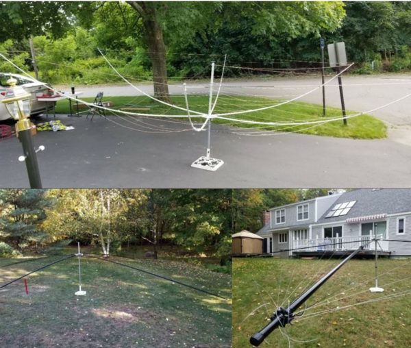 Wire Beam Antenna - Hexbeam v Spiderbeam Size